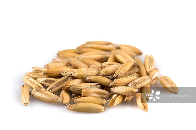 有机燕麦颗粒堆图片素材