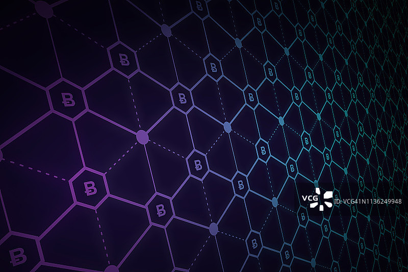 抽象区块链网络背景图片素材
