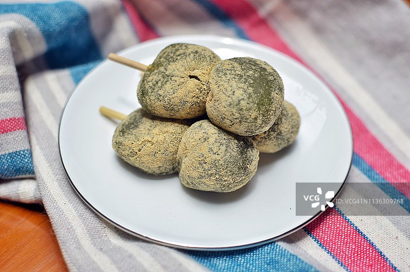 日式糯米团子甜点图片素材