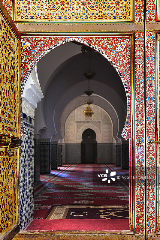 摩洛哥工艺设计墙壁入口图片素材