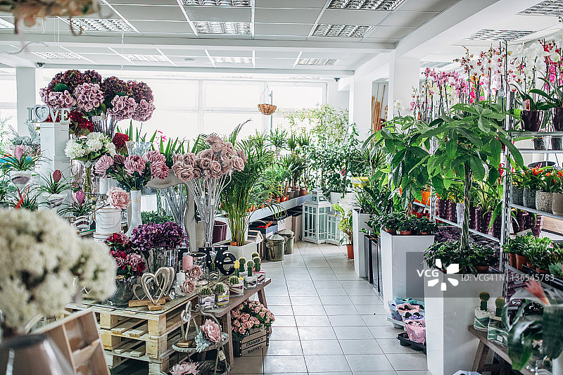 城市花店图片素材