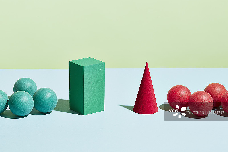 几何方块概念图图片素材