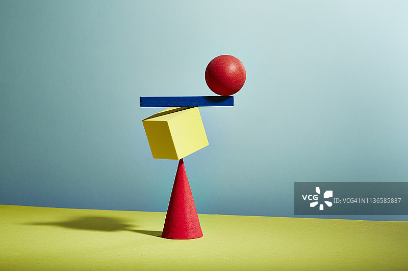 几何方块概念图图片素材