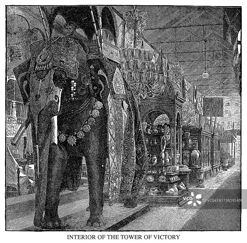 胜利塔内部图片素材