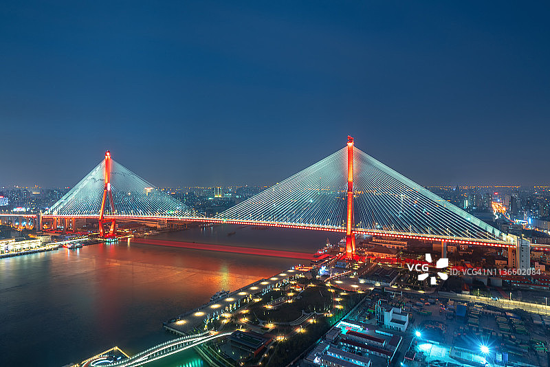 杨浦大桥图片素材
