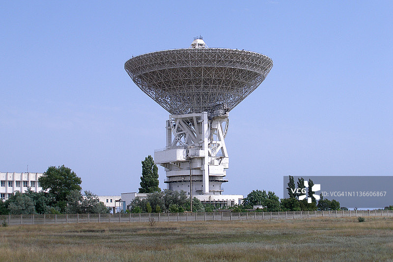 克里米亚叶夫帕托里亚RT-70射电望远镜（行星雷达），可与外星文明对话图片素材