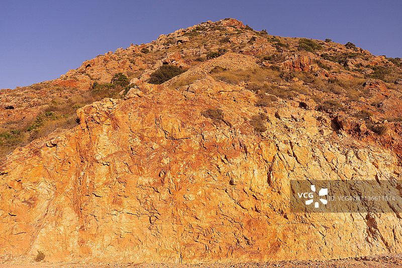 半沙漠景观，西班牙南部图片素材