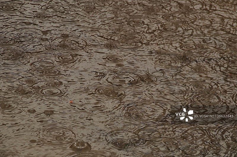 雨下降图片素材