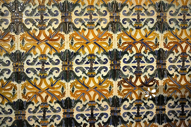 古董装饰瓷砖图片素材