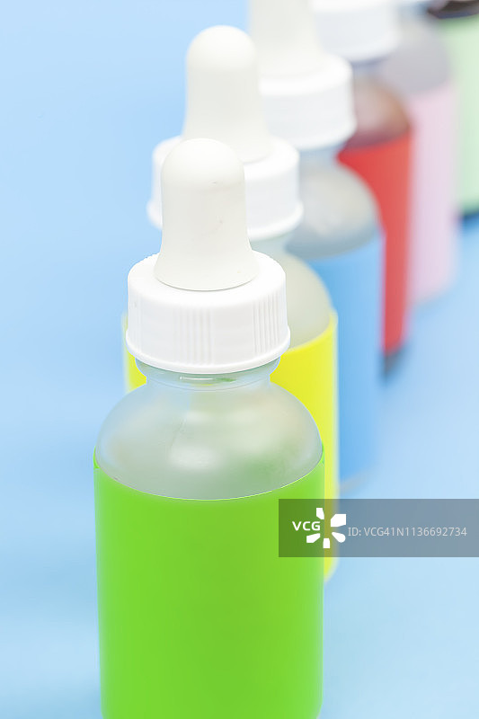 玻璃滴管瓶，化妆美容产品图片素材