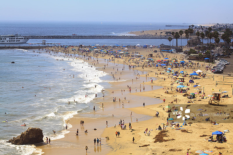 夏季的科罗纳德尔马州立海滩图片素材