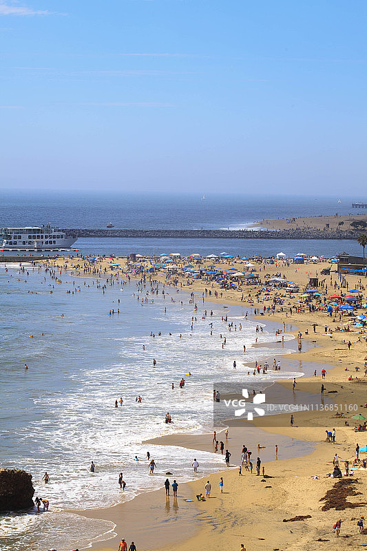 夏季的科罗纳德尔马州立海滩图片素材