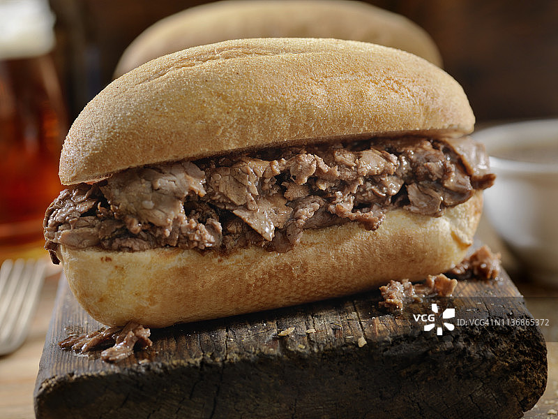 法式牛肉蘸酱图片素材