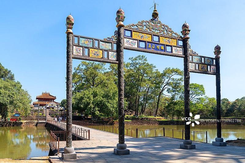 越南顺化明命皇陵图片素材