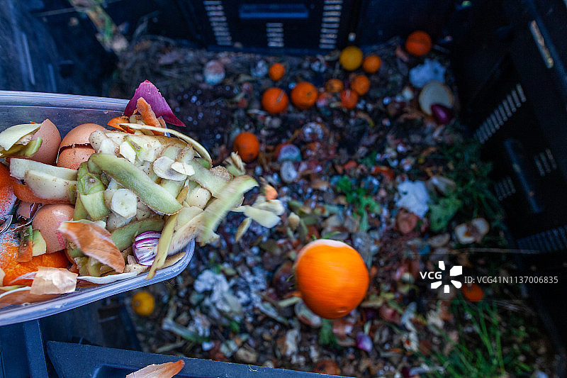 花园 - 堆肥绿色垃圾图片素材