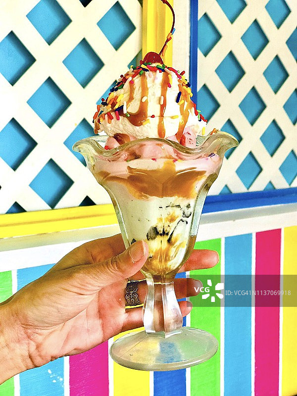 圣代冰淇淋图片素材