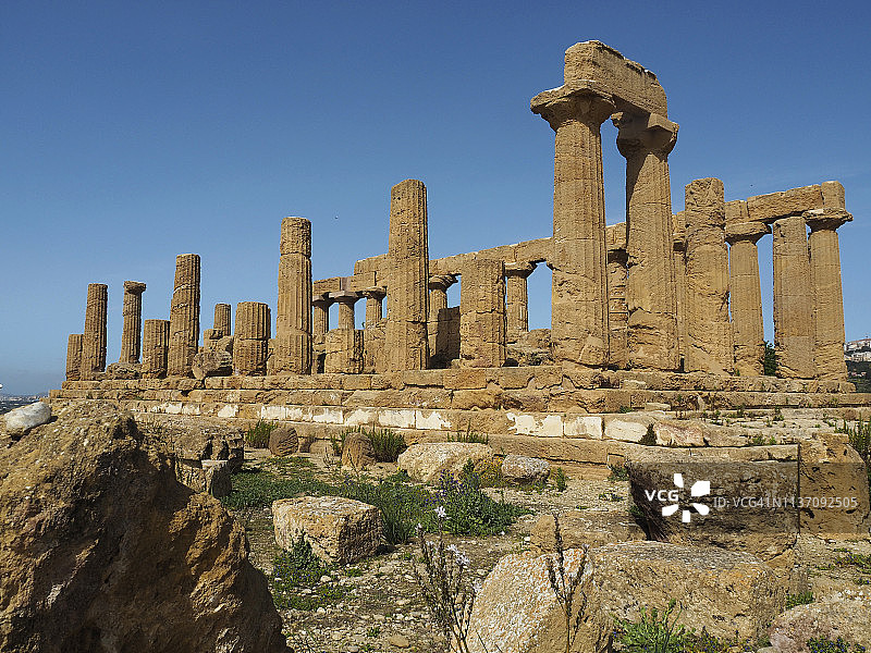 阿格里真托朱诺神庙遗址图片素材
