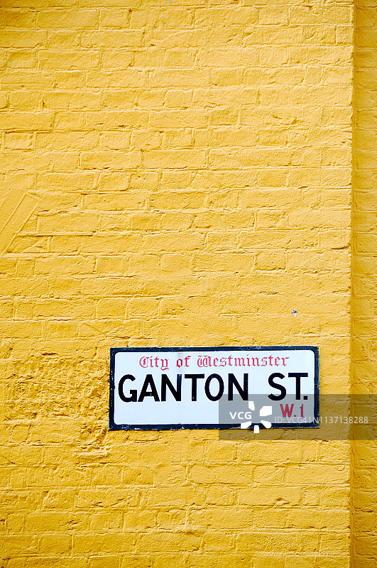 Ganton街路牌图片素材