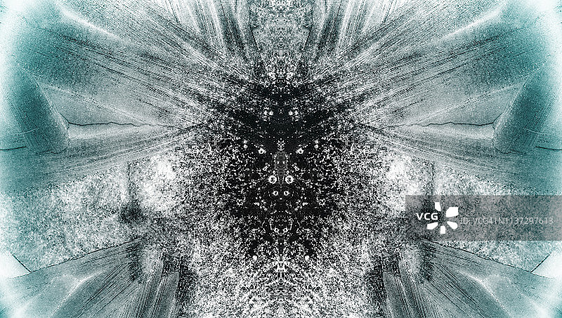 灰蓝色背景上的裂冰块纹理图片素材