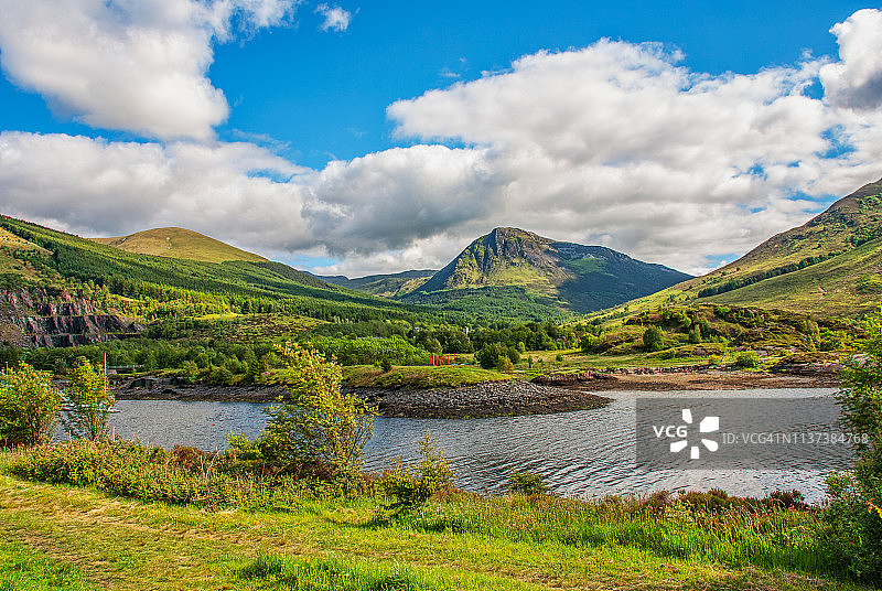 苏格兰埃蒂夫湖图片素材