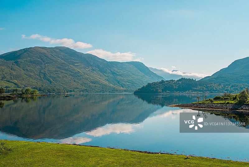 苏格兰埃蒂夫湖图片素材