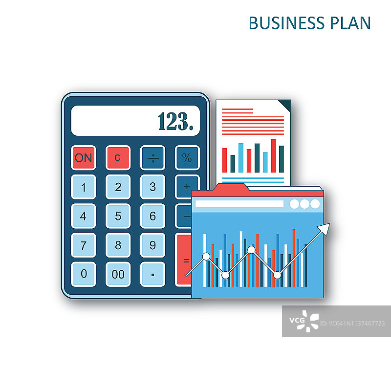 商业计划图图片素材