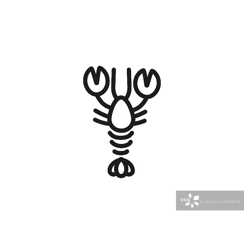 癌症线性图标图片素材