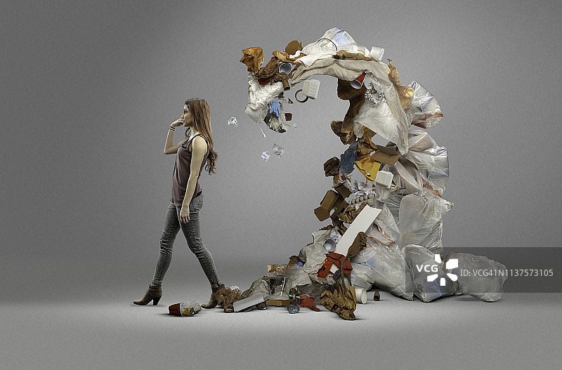 垃圾波浪图片素材