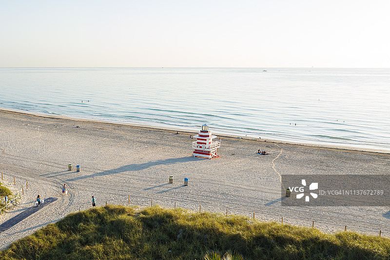 美国佛罗里达州南海滩迈阿密南海角公园图片素材