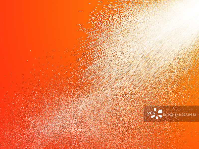 橙色背景上的白色水珠纹理特写图片素材