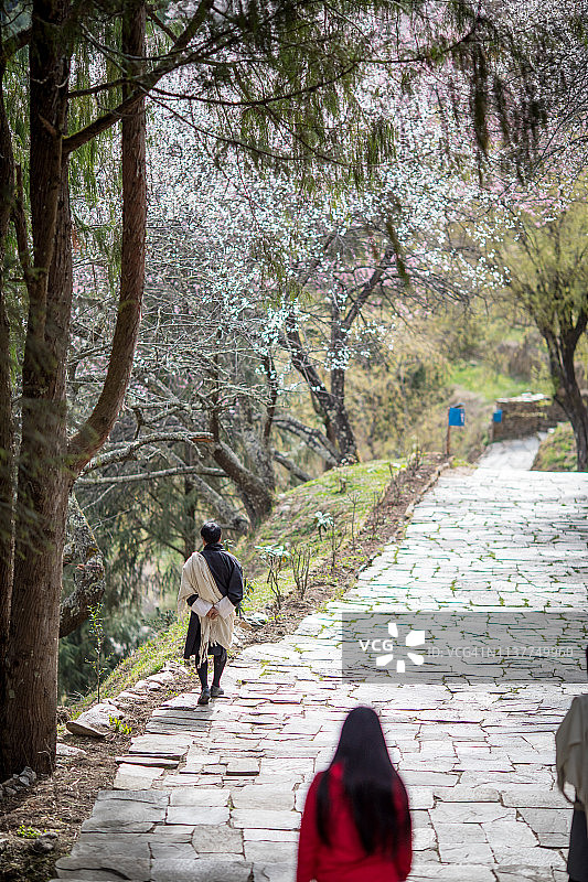 探索不丹贾卡宗图片素材