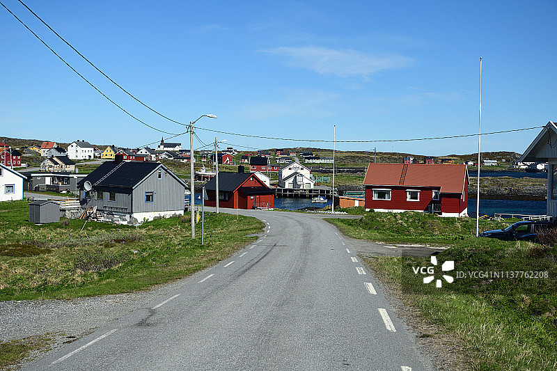 挪威北部加姆维克的居民楼图片素材