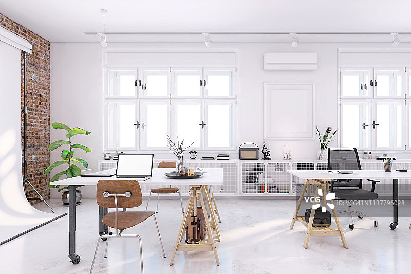 家庭办公室内景图片素材