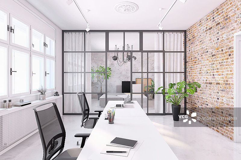 家庭办公室内景图片素材