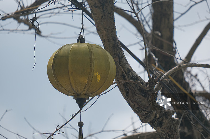 会安古镇的漂亮灯笼图片素材