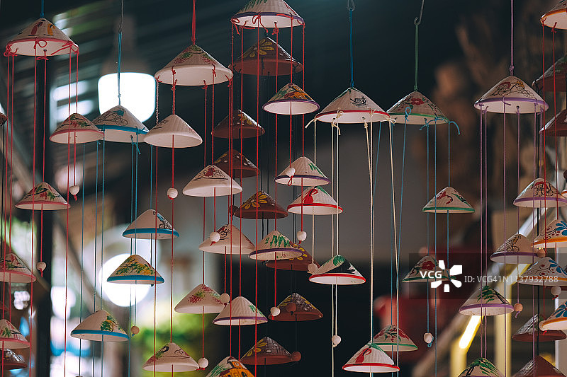 会安古镇的纪念品店图片素材