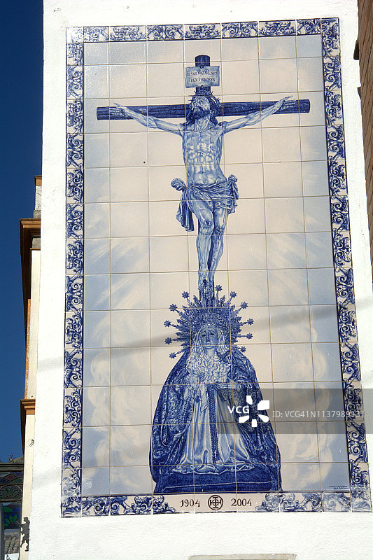 塞维利亚瓷砖图片素材