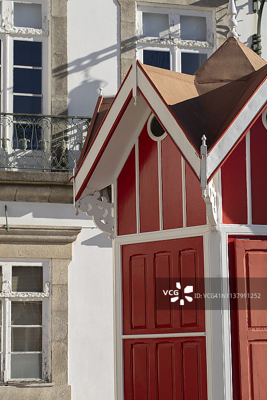 红色报刊亭图片素材