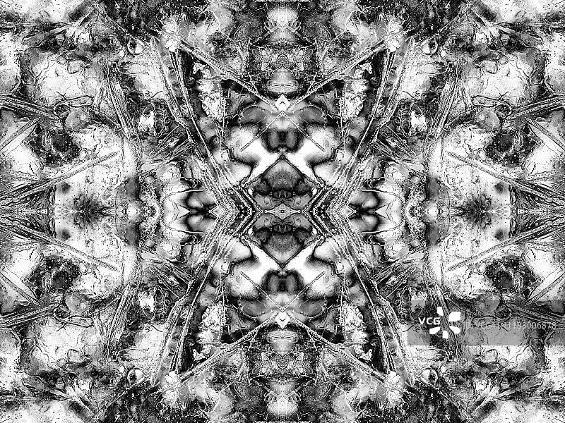 灰白色背景上的裂冰纹理图片素材