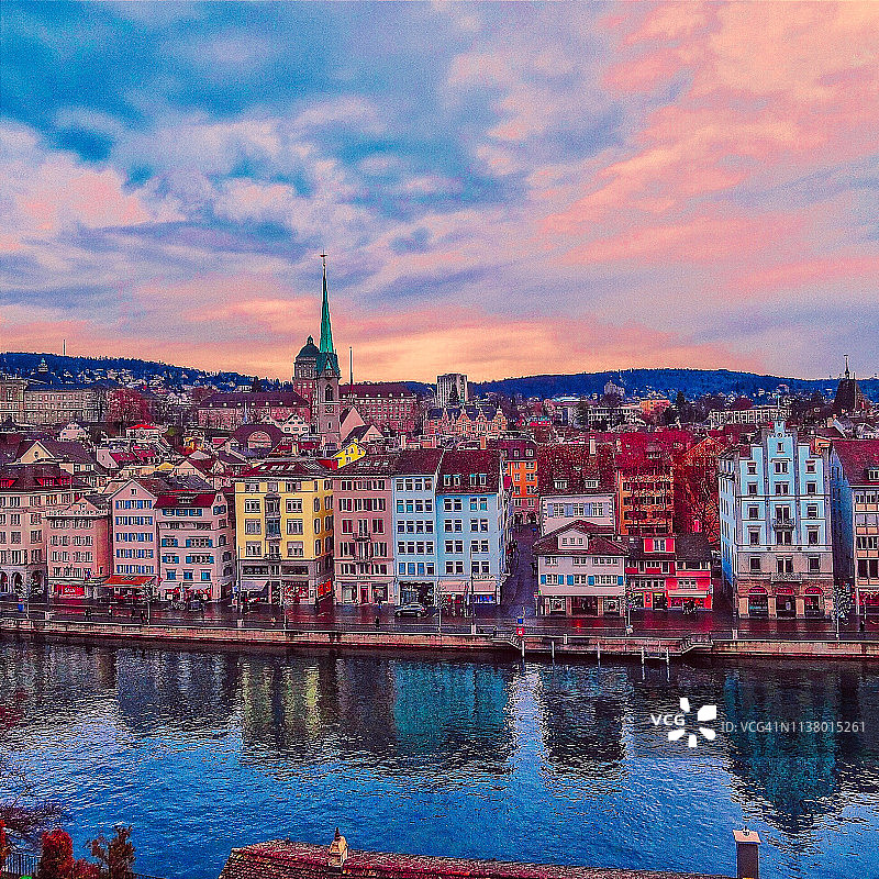 苏黎世的天空图片素材