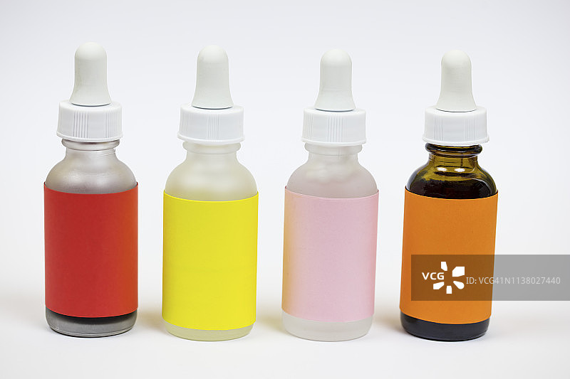 玻璃滴管瓶，化妆美容产品图片素材