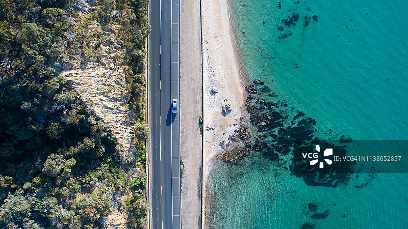 德罗玛纳安东尼角鸟瞰图片素材