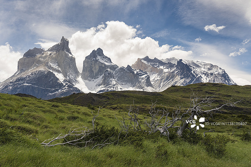 百内角，百内国家公园，巴塔哥尼亚图片素材