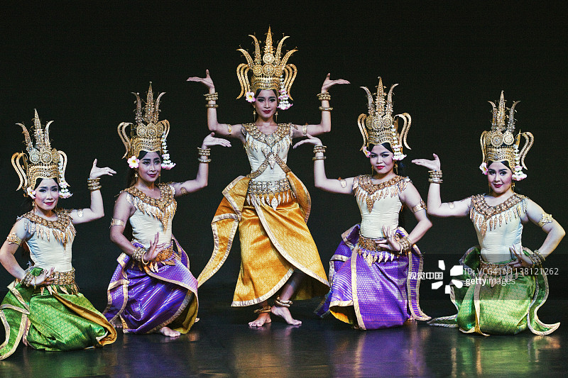 金边柬埔寨生活艺术表演图片素材