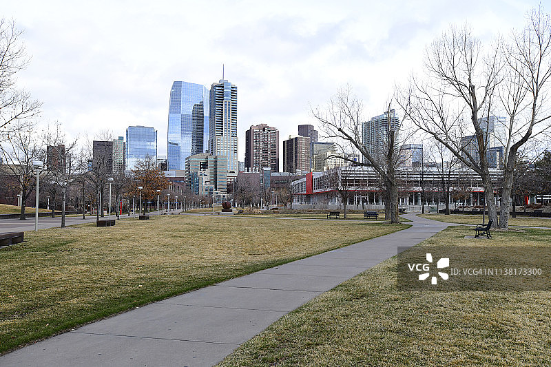 丹佛城市天际线图片素材