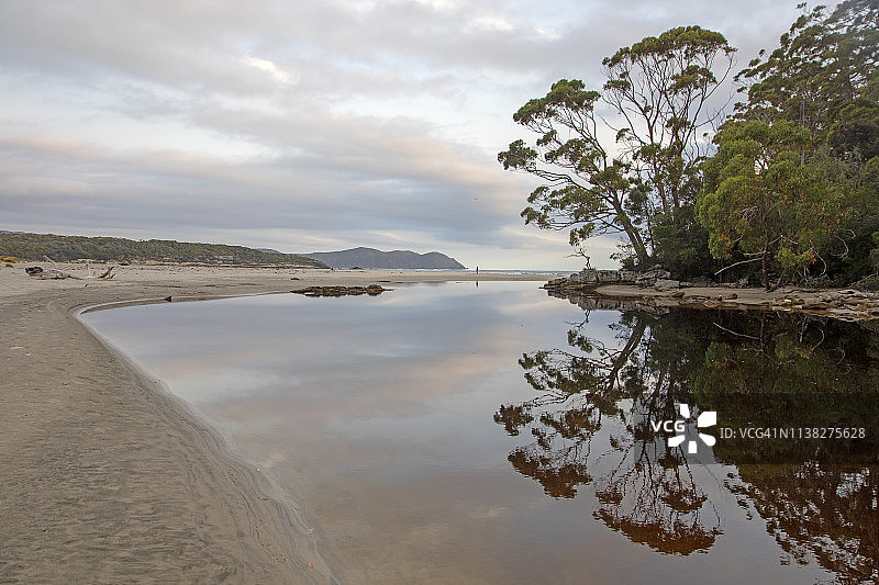 南角小溪图片素材