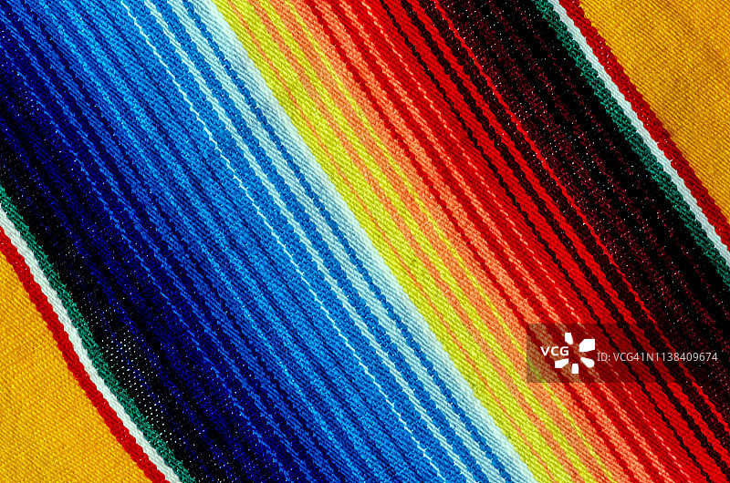 来自墨西哥北部的萨尔蒂约披毯图片素材