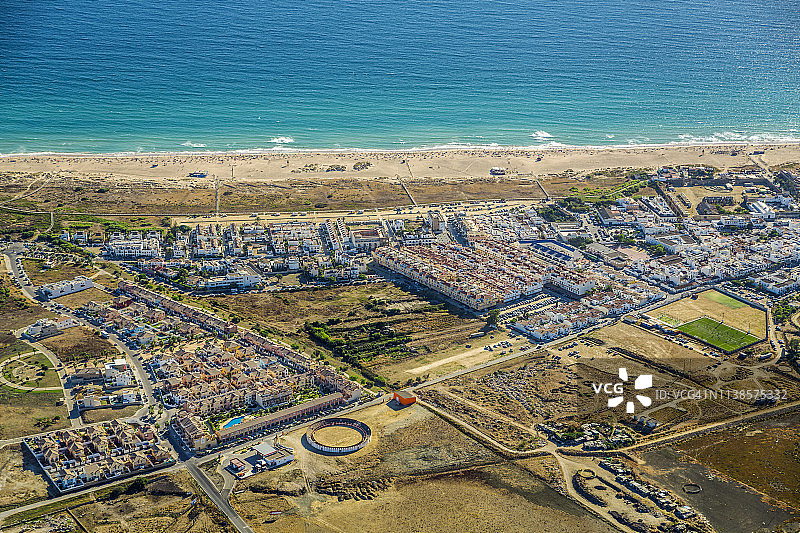 卡迪斯省扎哈拉德洛斯阿图内斯扎哈拉海滩图片素材
