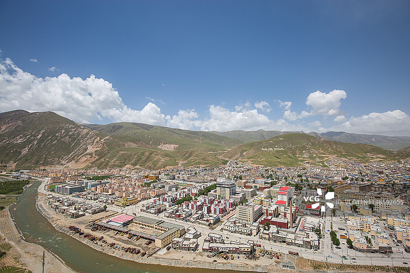 中国青海玉树市图片素材