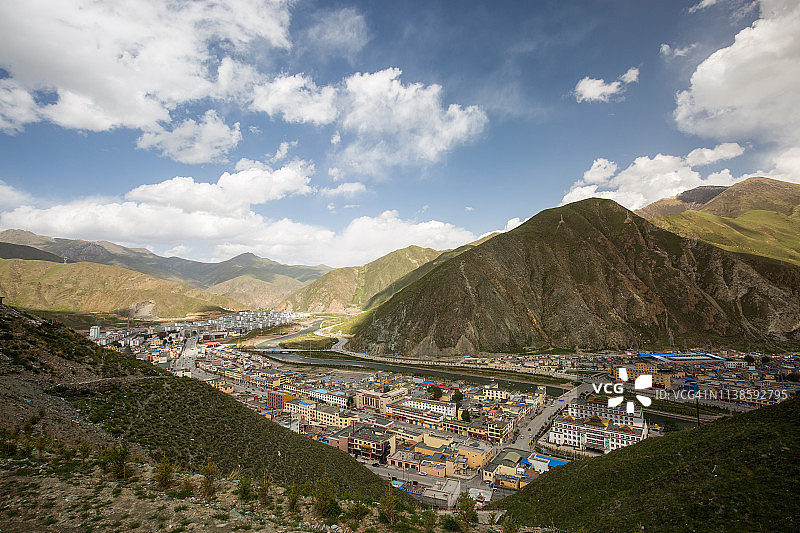 中国青海玉树市图片素材